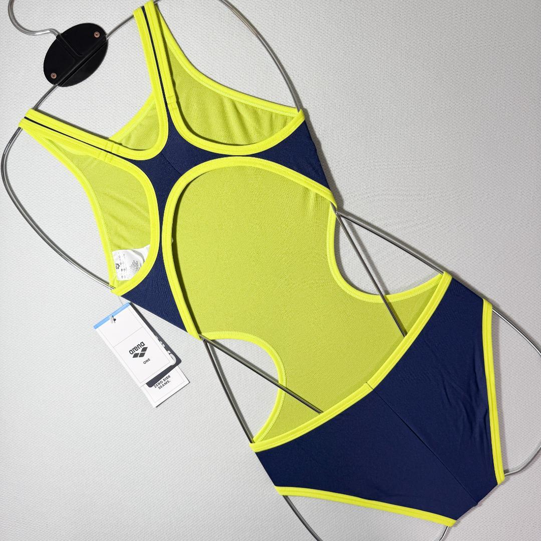 Arena アリーナ 競泳水着 Big logo Navy USA30