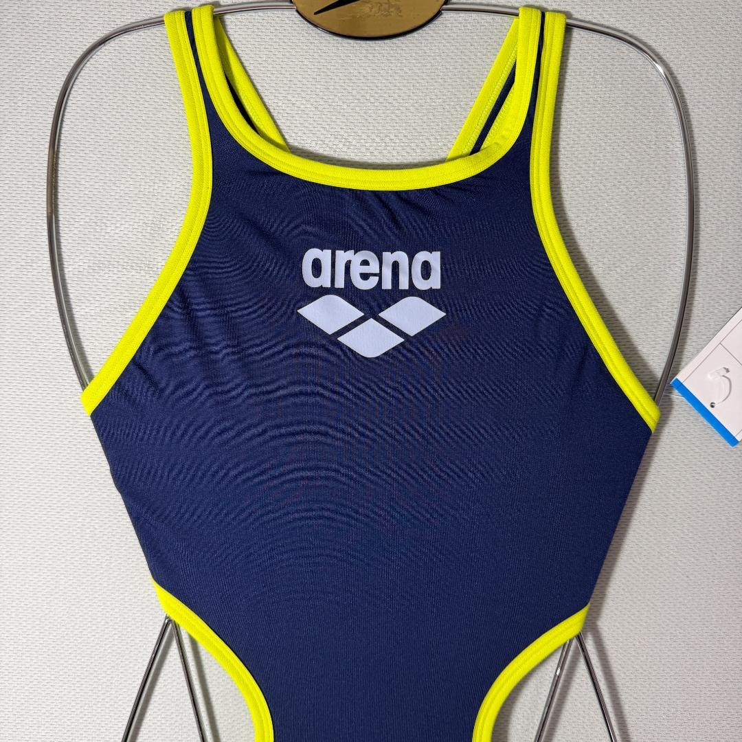 Arena アリーナ 競泳水着 Big logo Navy USA30