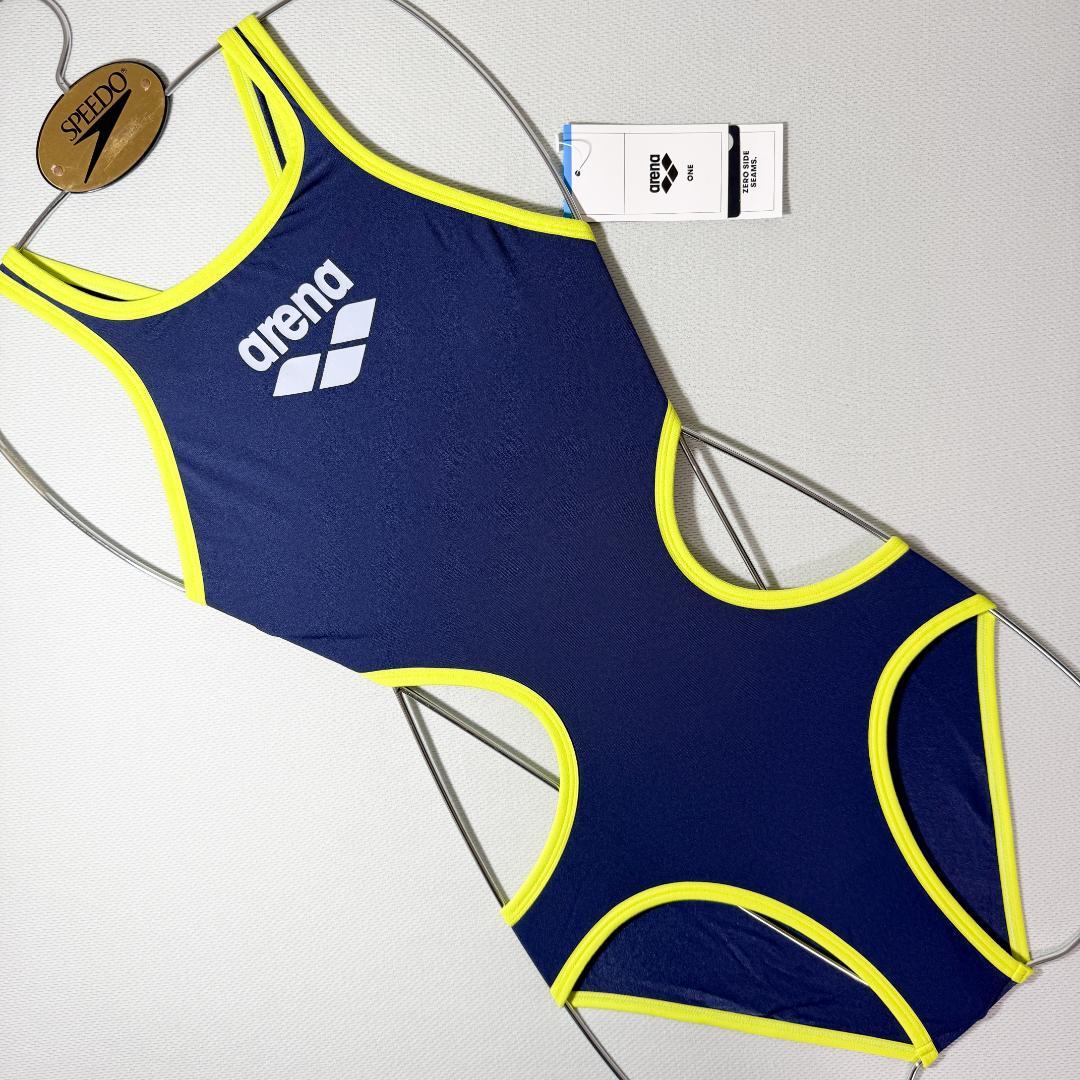 Arena アリーナ 競泳水着 Big logo Navy USA30