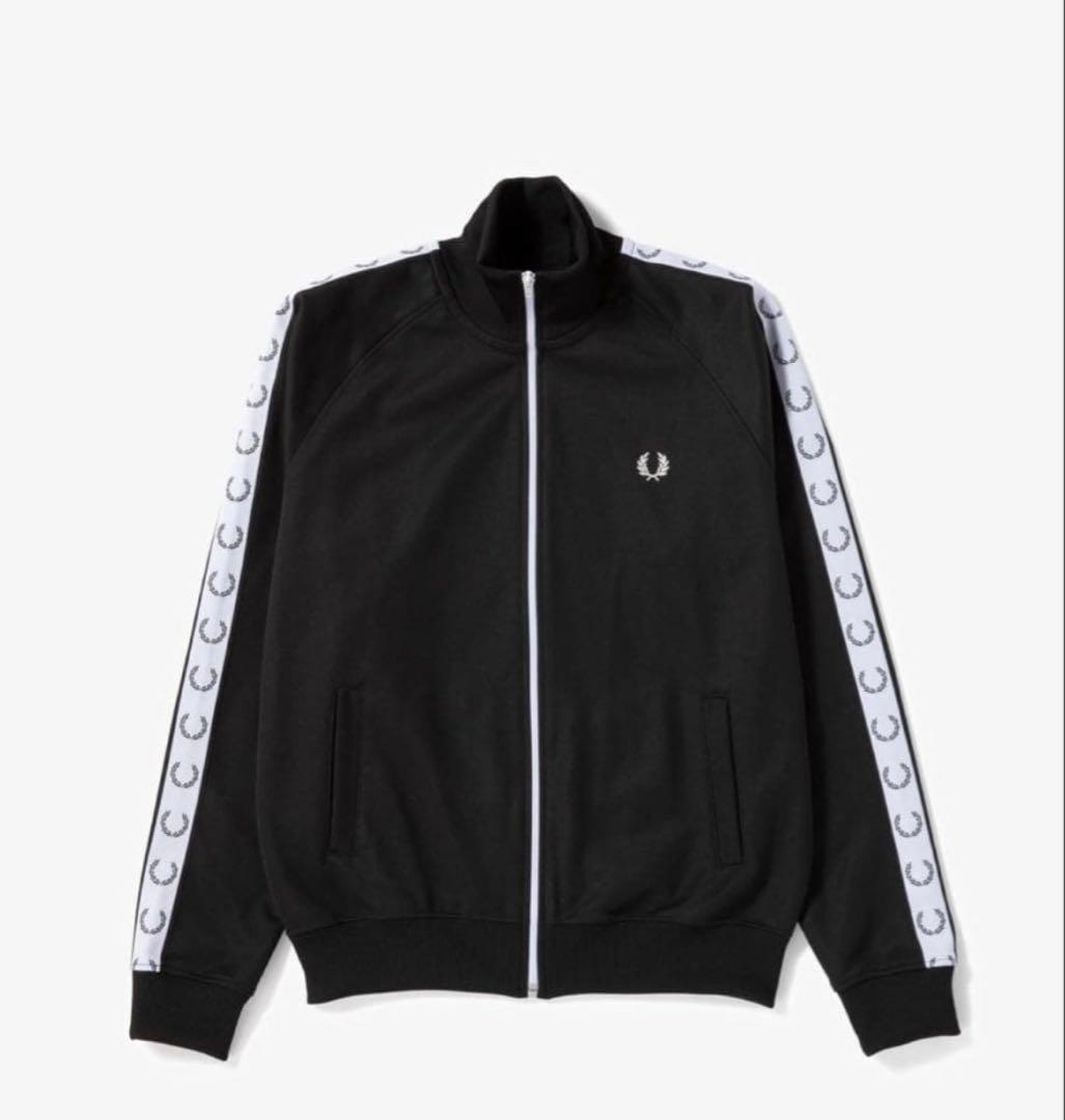 FRED PERRY ブラック ジップアップジャケット M 値札つき袋付き