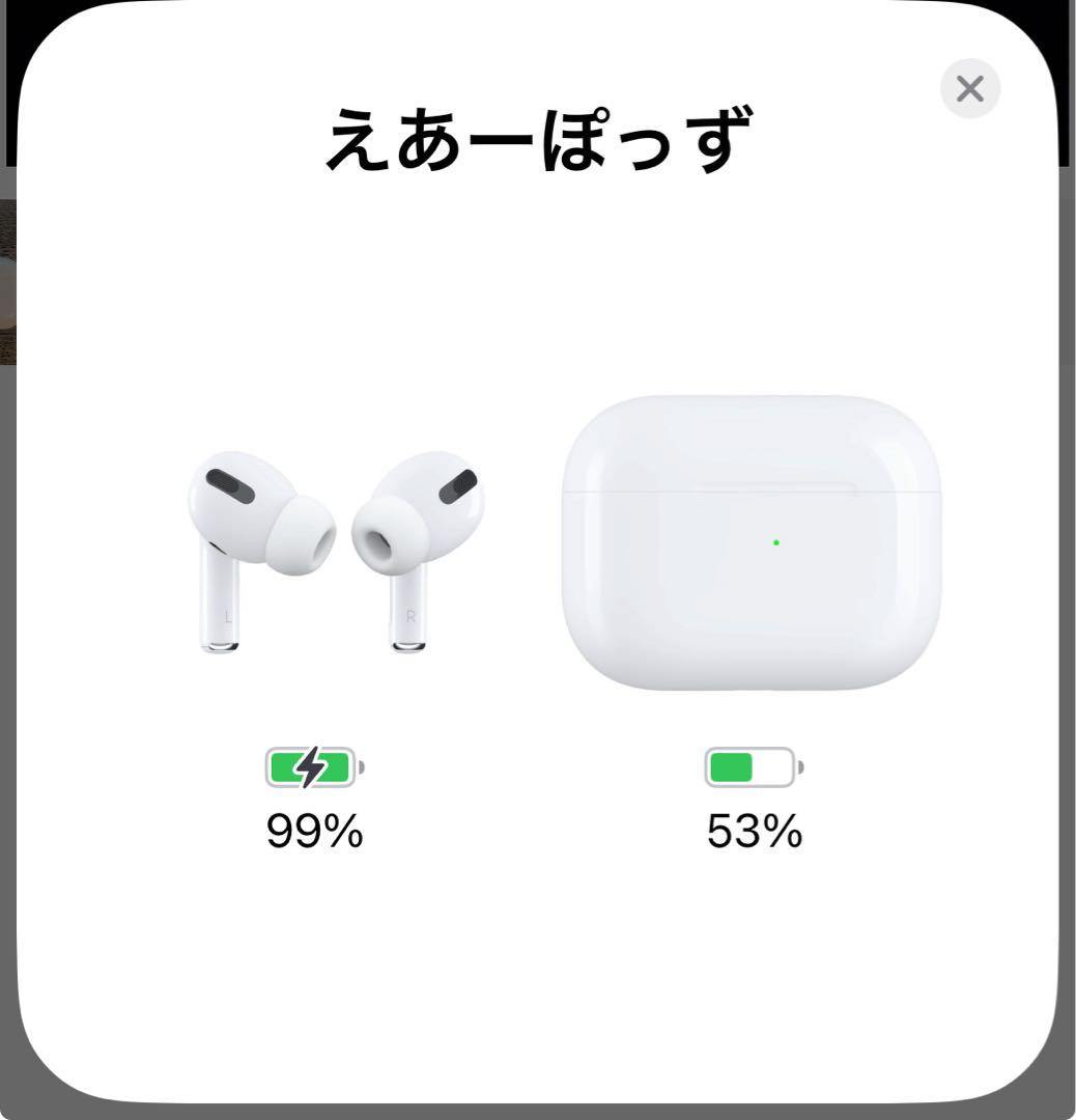 な*ん様 AirPods Pro 2世代ホワイト BOSSロゴ付き