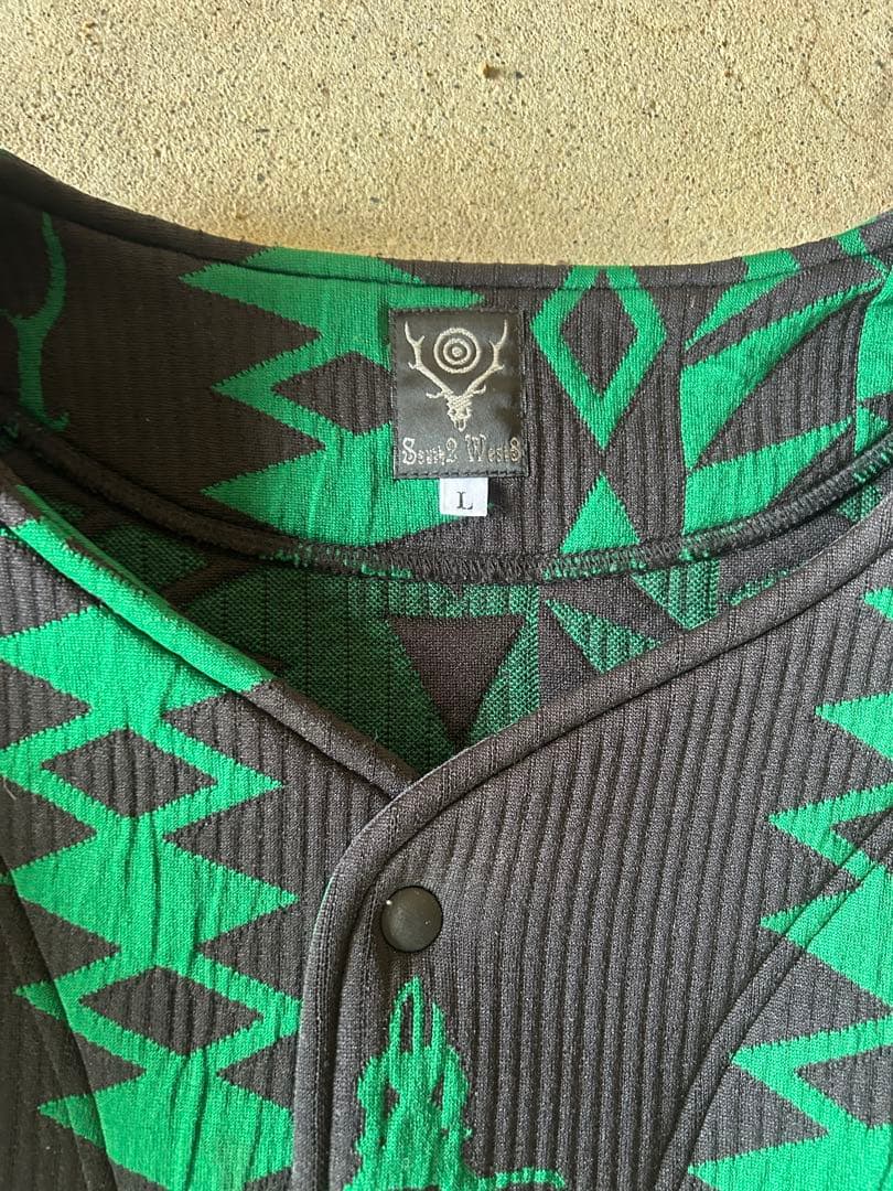 south2west8 ノーカラージャケット ターゲットスカル