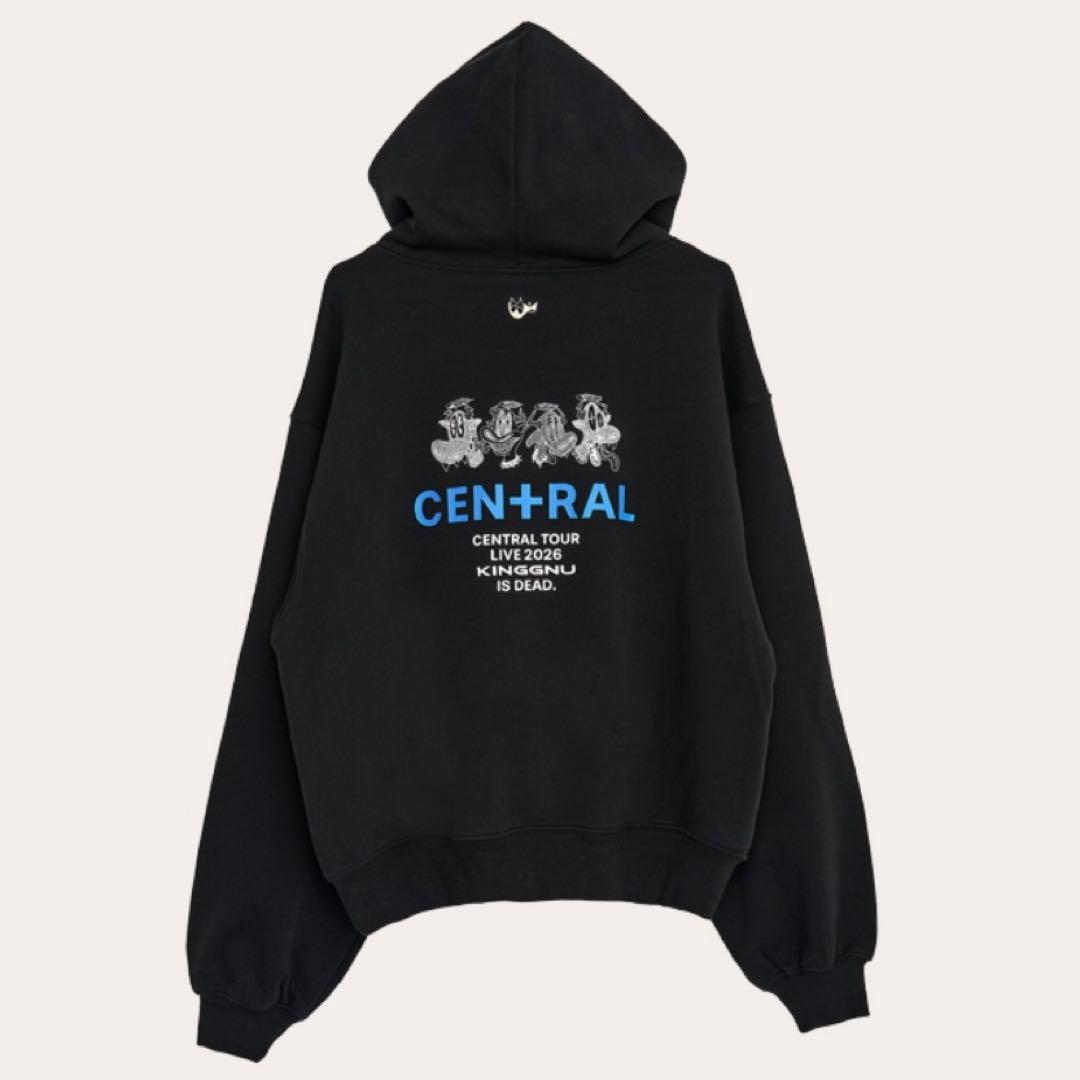 King Gnu キングヌー　グッズ　スエット　パーカー　ブラック　Lサイズ