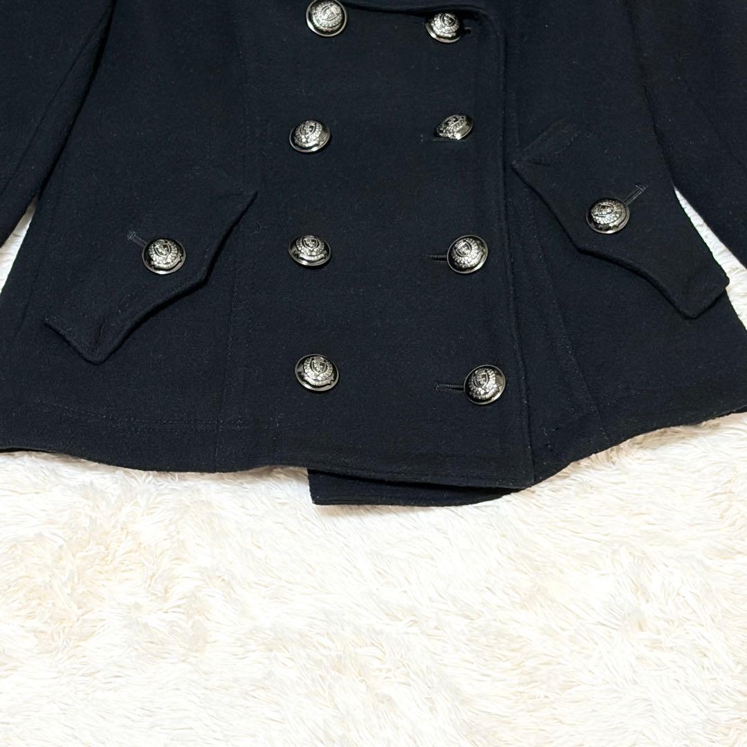 BURBERRY BLUE LABEL ピーコート 36号 y2k グランジ