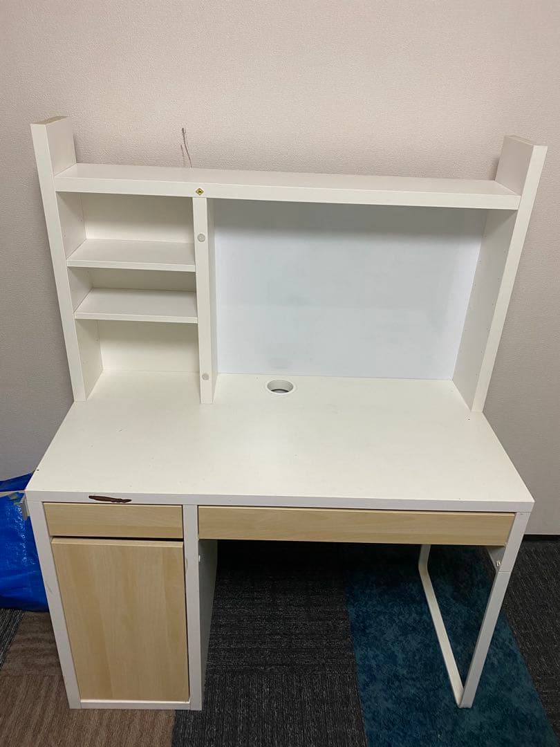 【2セット】IKEA ミッケデスク 追加シェルフユニット