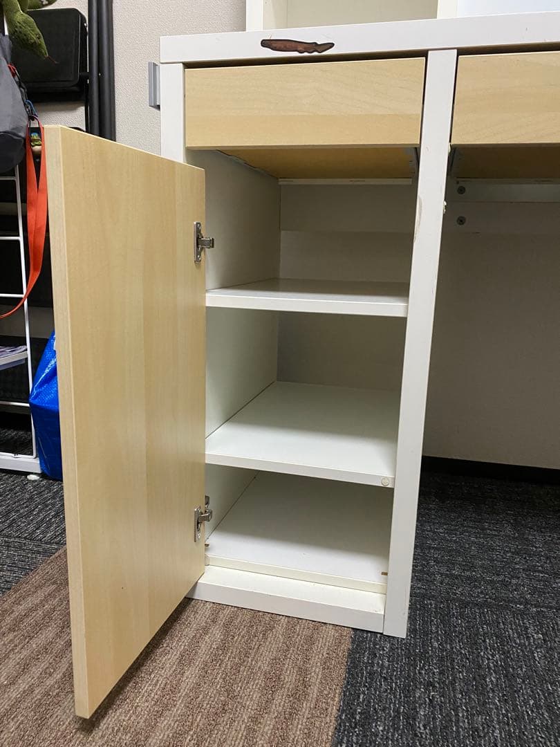 【2セット】IKEA ミッケデスク 追加シェルフユニット