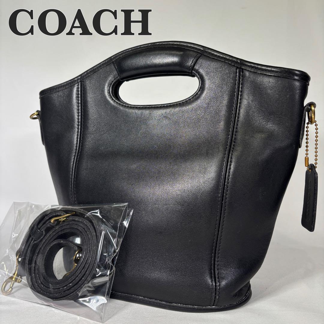 コーチ オールドコーチ ハンドバッグ ショルダーバッグ 2way ブラック