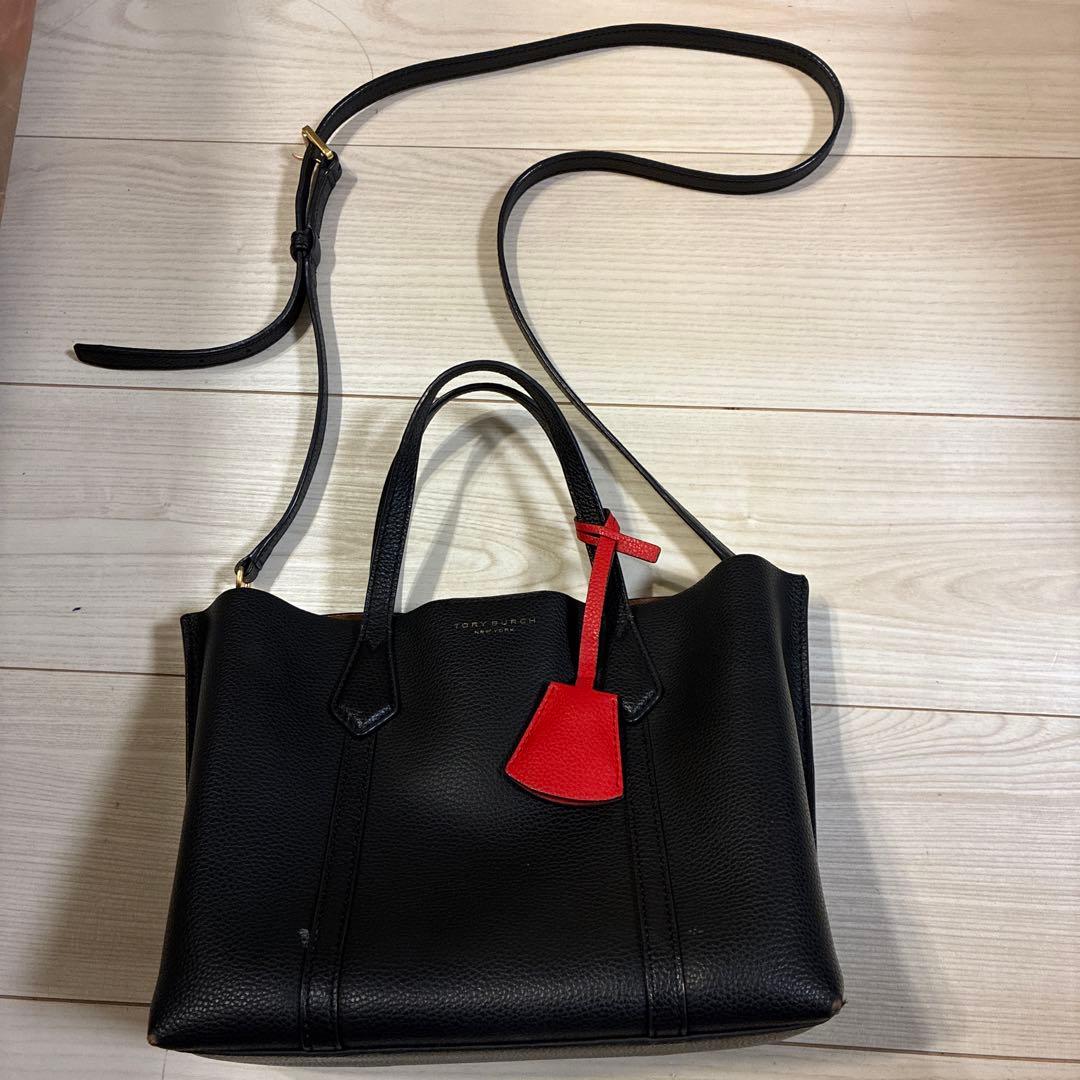 Tory Burch ペリー スモール トリプルコンパートメント 2wayレザー