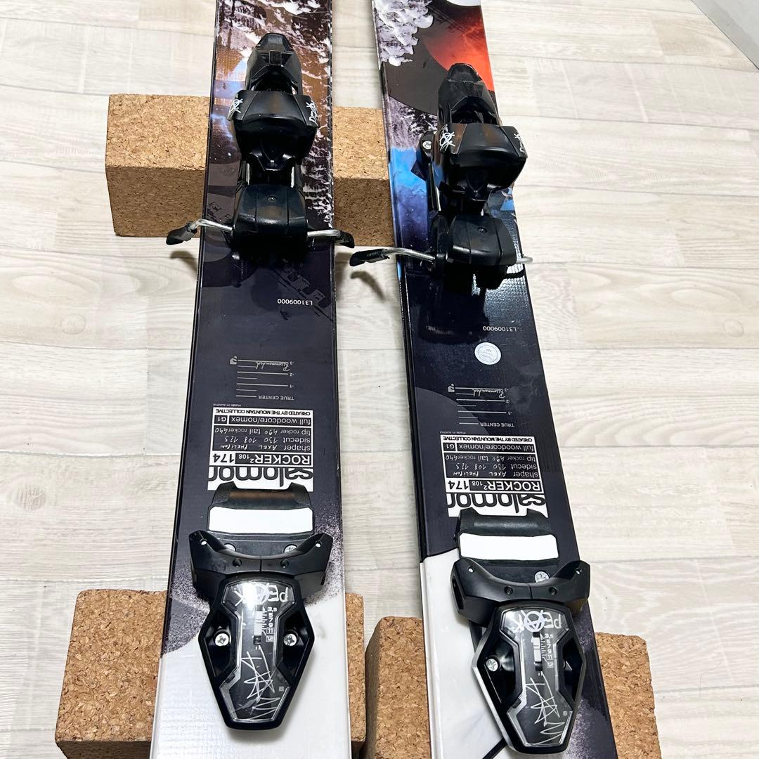 Salomon ROCKER2 108 174㎝、TYROLIA PEAK 12