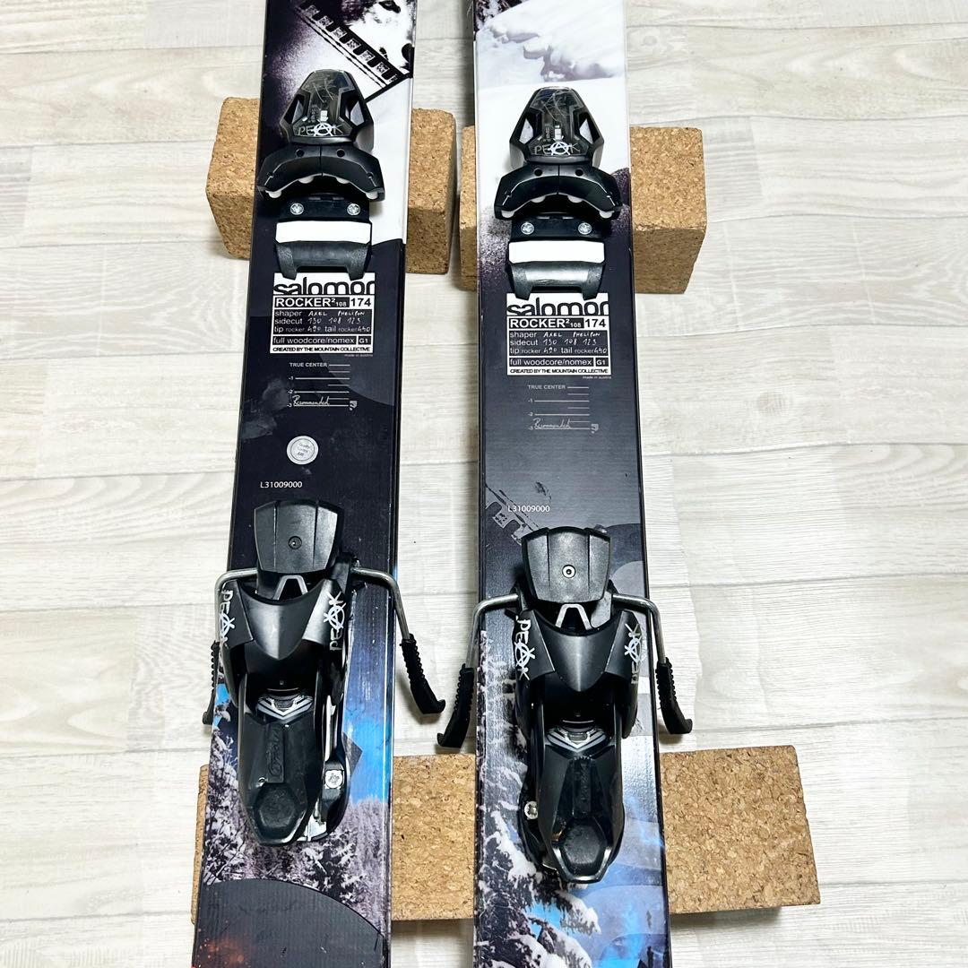 Salomon ROCKER2 108 174㎝、TYROLIA PEAK 12