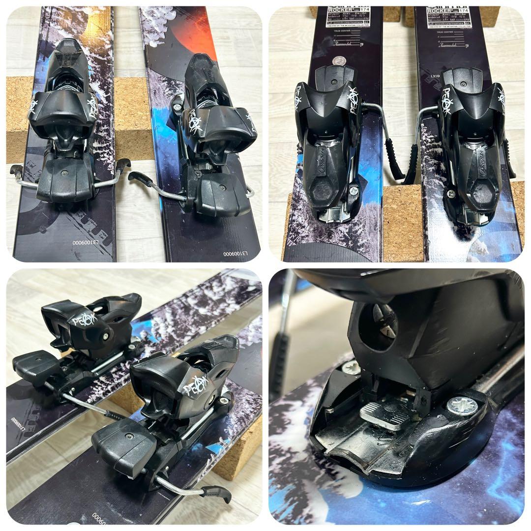 Salomon ROCKER2 108 174㎝、TYROLIA PEAK 12