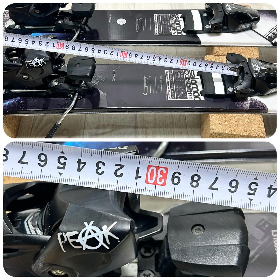 Salomon ROCKER2 108 174㎝、TYROLIA PEAK 12