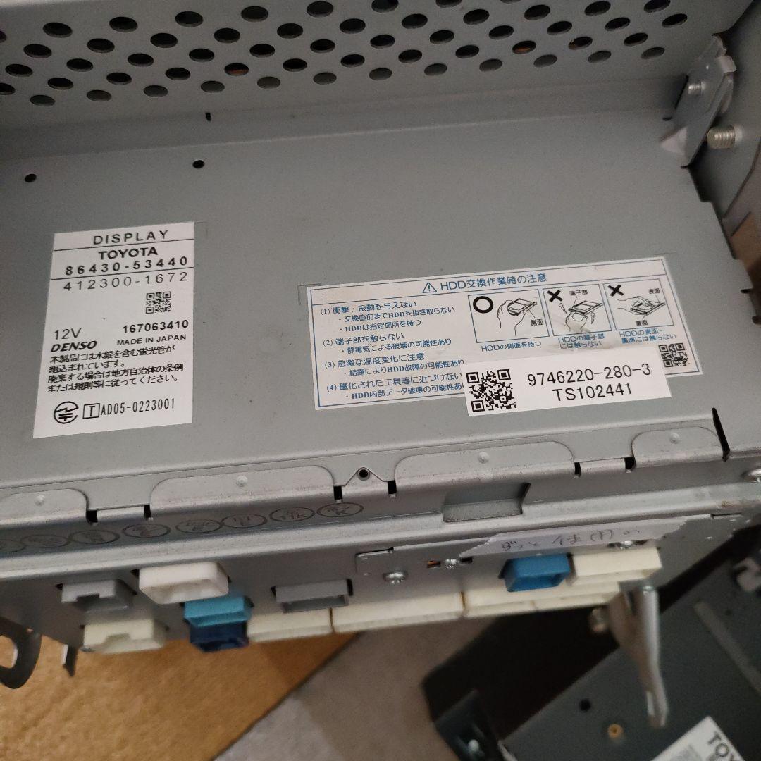 LEXUS GSE20 純正ナビ　DENSO