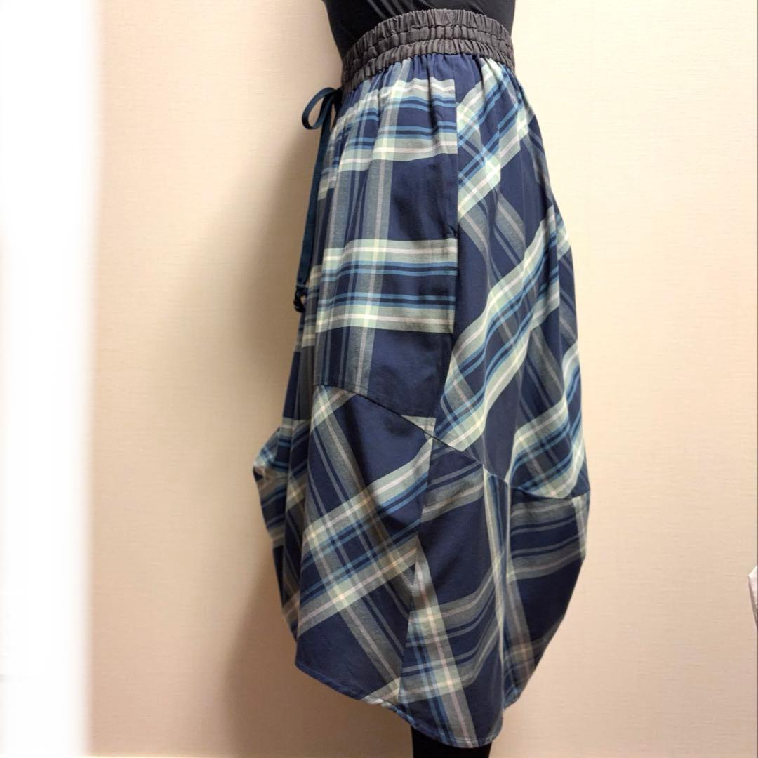 DUKE OF YORKチェックスカート★ヴィヴィアンウエストウッド★青タータン