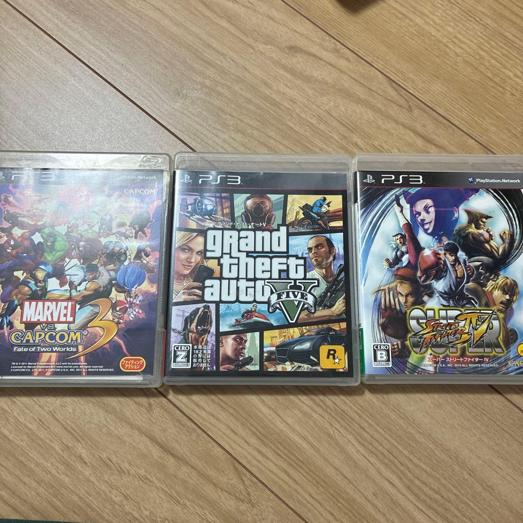 PS3ゲームセット（バイオハザード、龍が如く、ペルソナ5など）動作確認済み