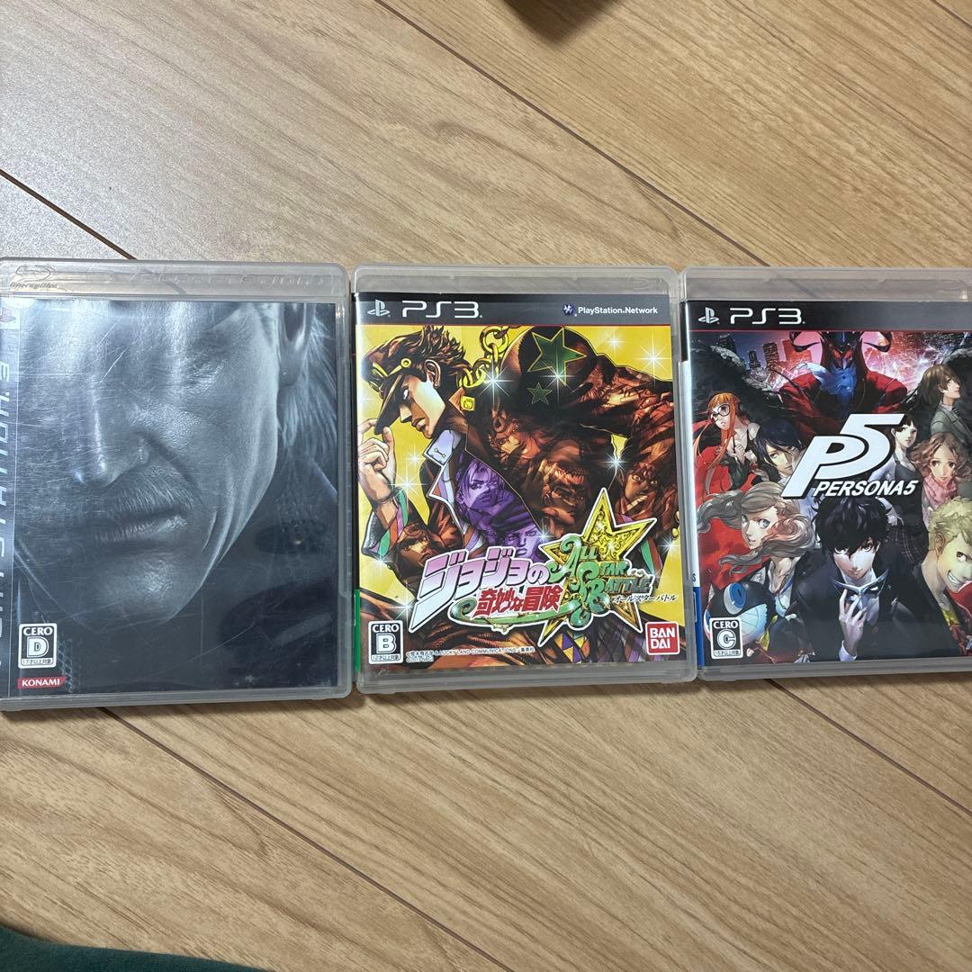 PS3ゲームセット（バイオハザード、龍が如く、ペルソナ5など）動作確認済み