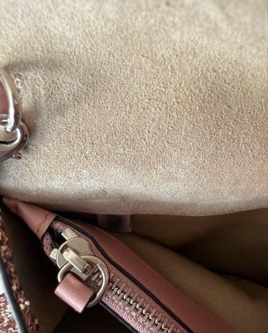 JIMMY CHOO グリッター クラッチパーティバッグ　チェーンショルダー