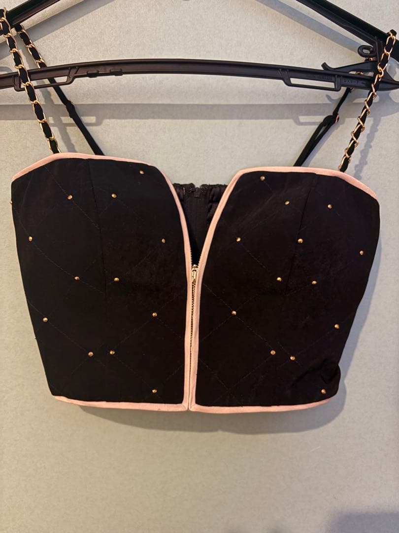 ROBE de FLEURS ブラックタイトドレス Mサイズ