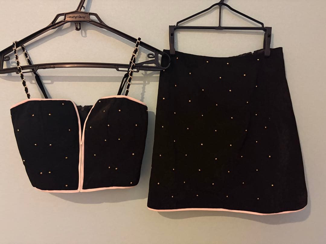 ROBE de FLEURS ブラックタイトドレス Mサイズ