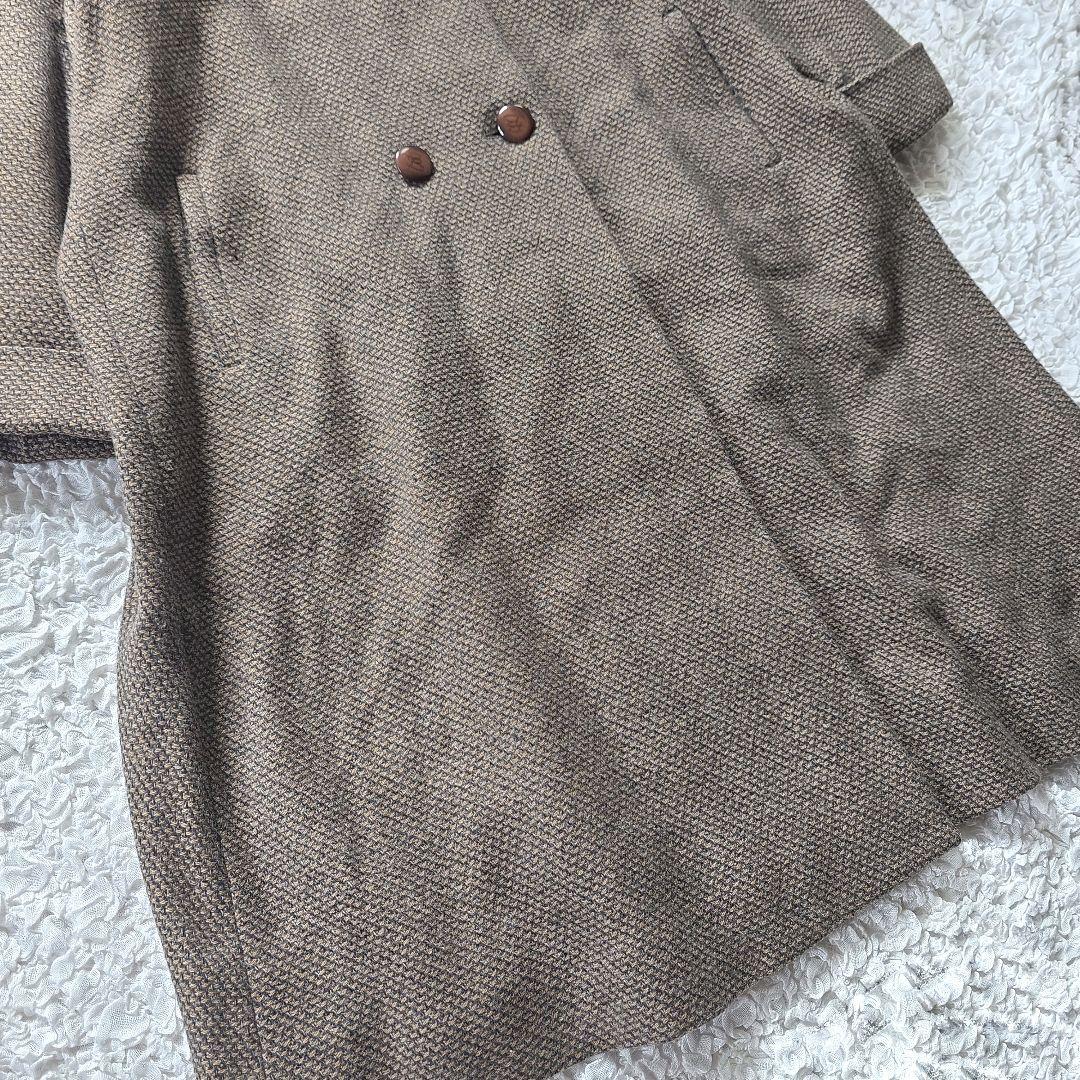 PIERRE BALMAIN バルマン カシミヤ100% ロングコート ダブル