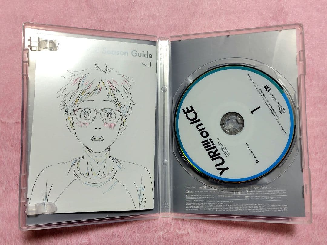 ユーリ!!! on ICE DVD全6巻 特典 収納BOX イラストギャラリー