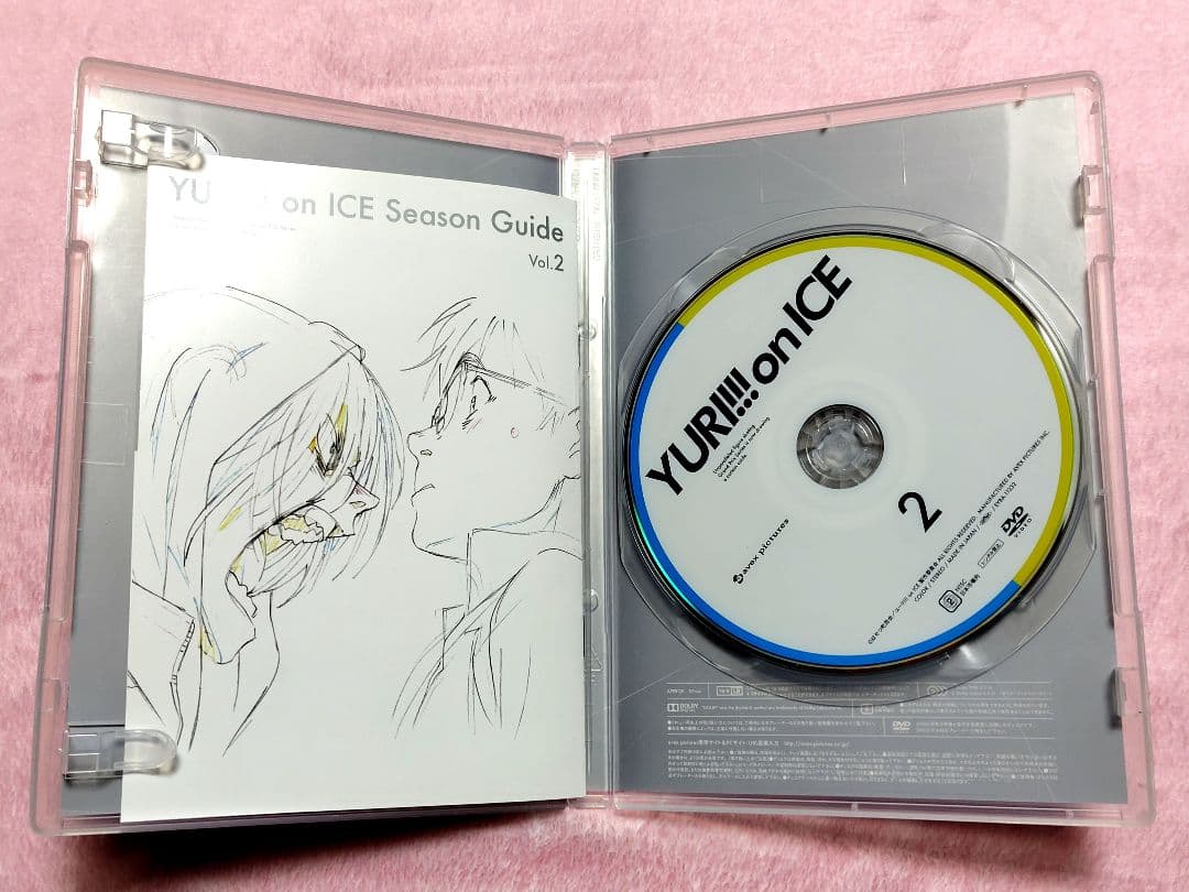 ユーリ!!! on ICE DVD全6巻 特典 収納BOX イラストギャラリー