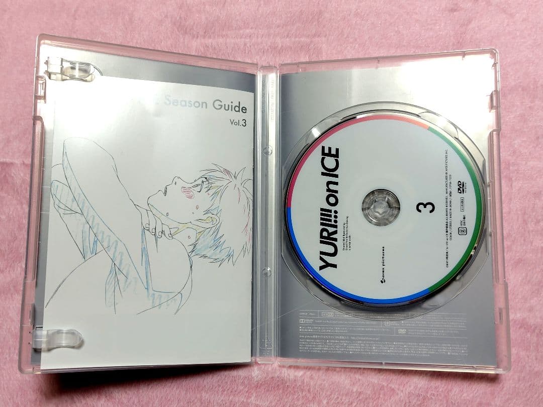 ユーリ!!! on ICE DVD全6巻 特典 収納BOX イラストギャラリー
