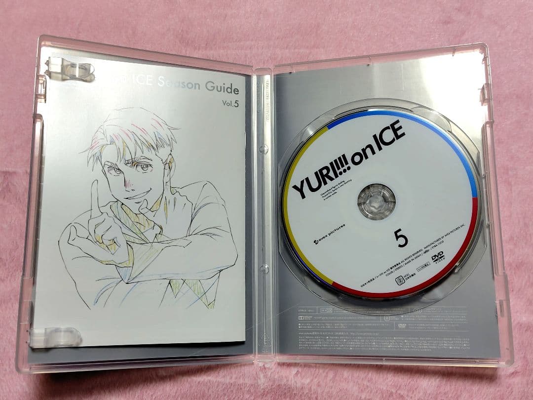 ユーリ!!! on ICE DVD全6巻 特典 収納BOX イラストギャラリー