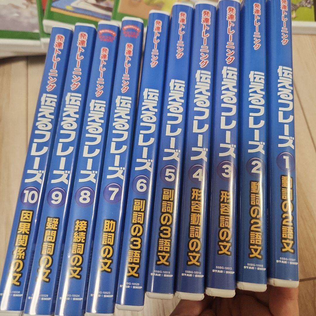 言語訓練　28巻 星みつる式 フラッシュDVD教材教材+童話聴きとり　全29本