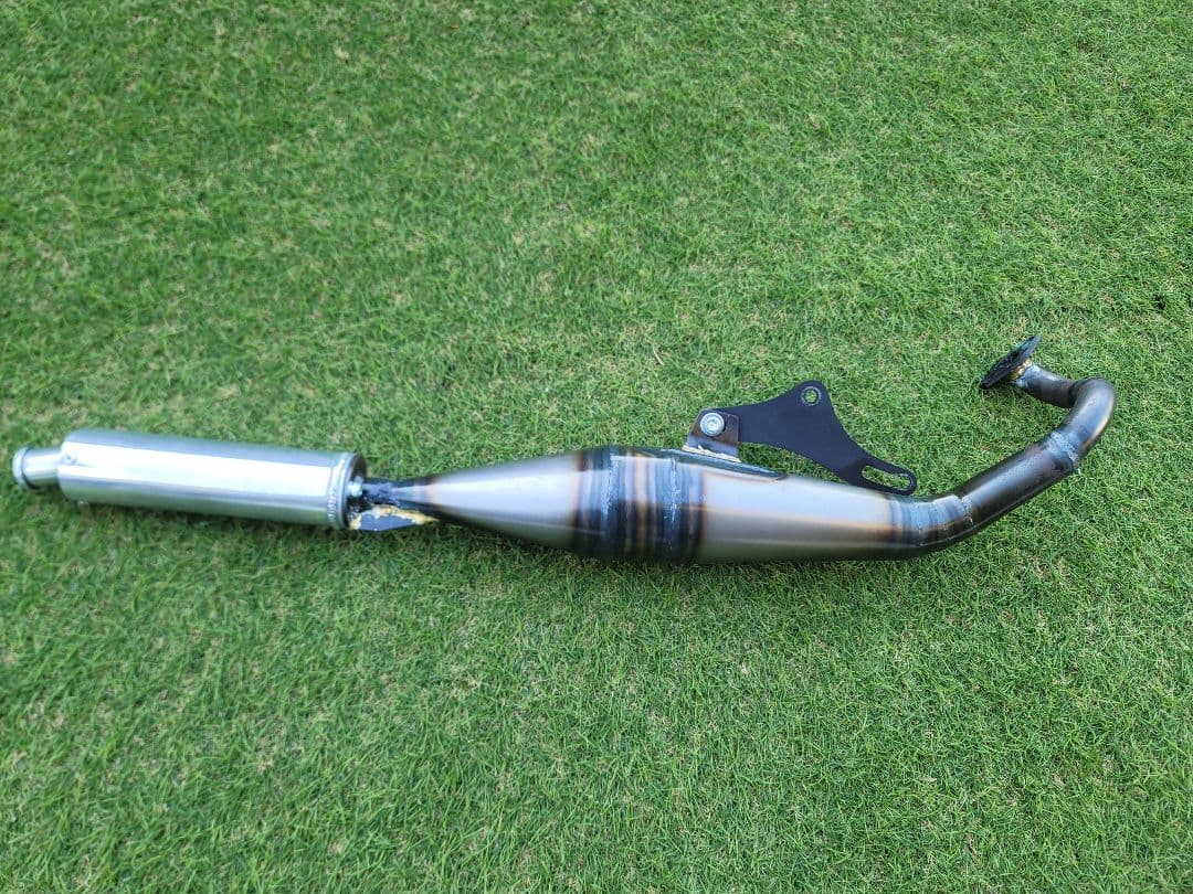 スズキ レッツ2 ZZ ストレートチャンバー マフラー ORM コンドラー