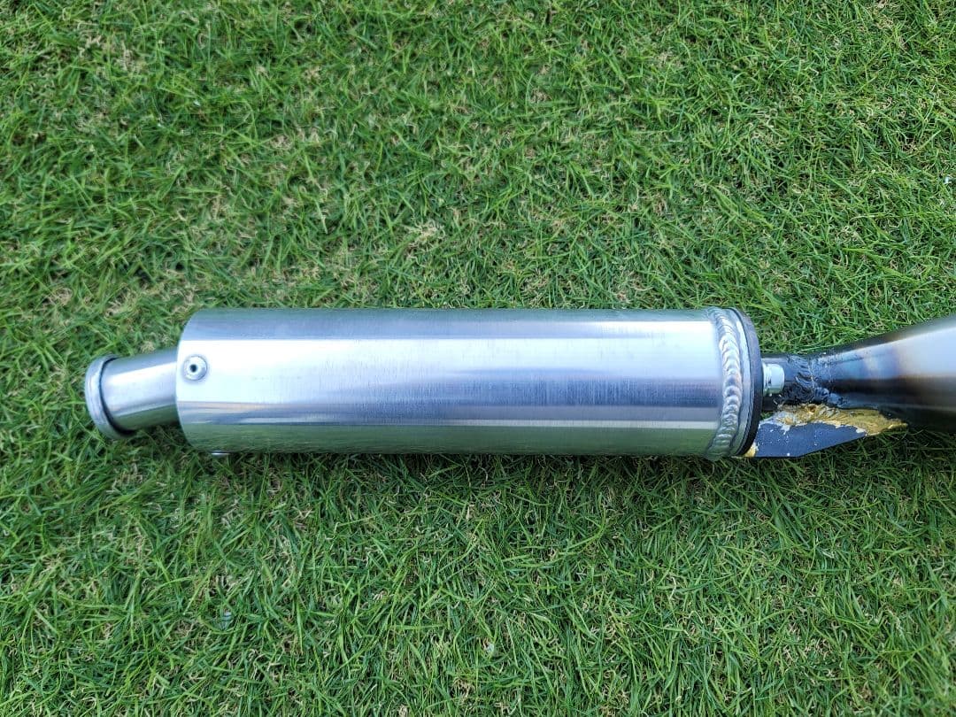 スズキ レッツ2 ZZ ストレートチャンバー マフラー ORM コンドラー