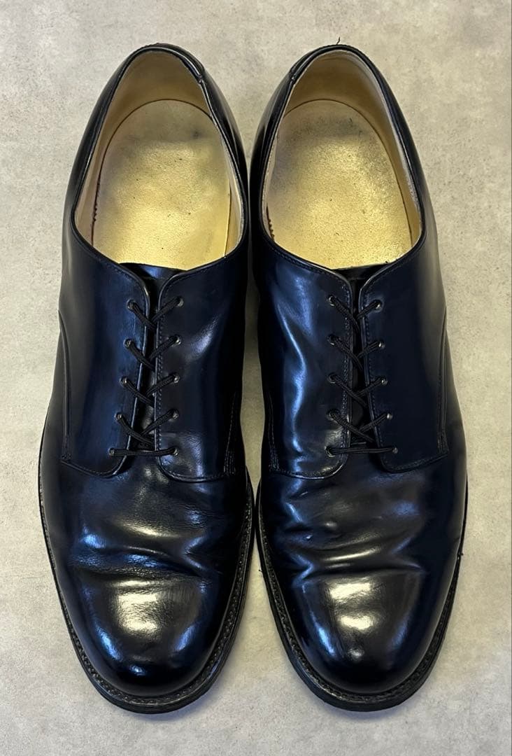 70'S アメリカ軍 US NAVY レザーソール サービスシューズ 10R