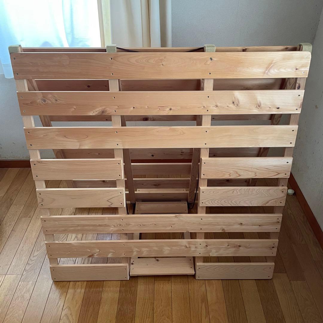 国産 木製すのこベッド シングルサイズ