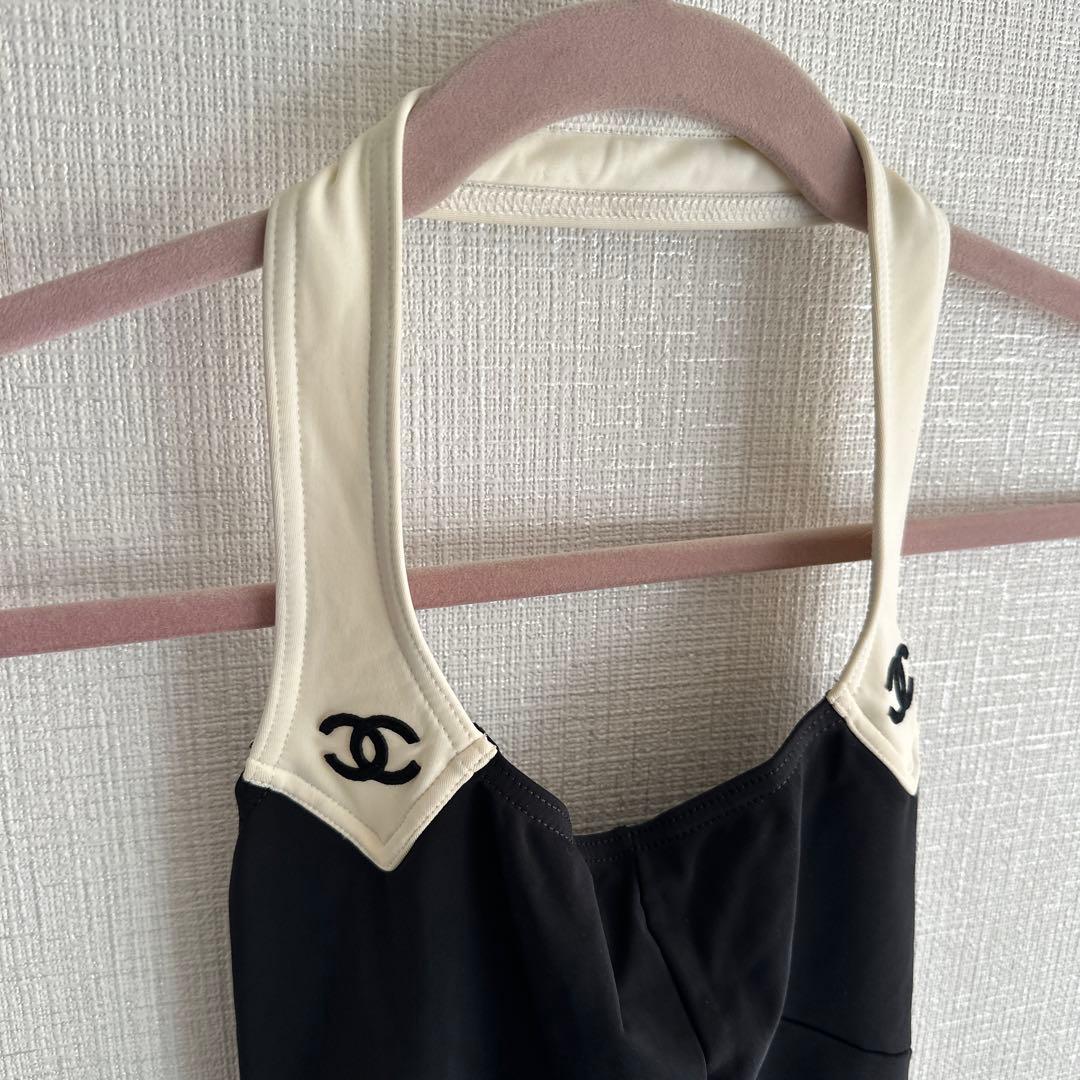 希少 ヴィンテージ CHANEL 未使用　ワンピース水着 40