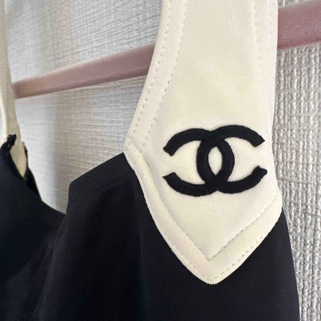 希少 ヴィンテージ CHANEL 未使用　ワンピース水着 40