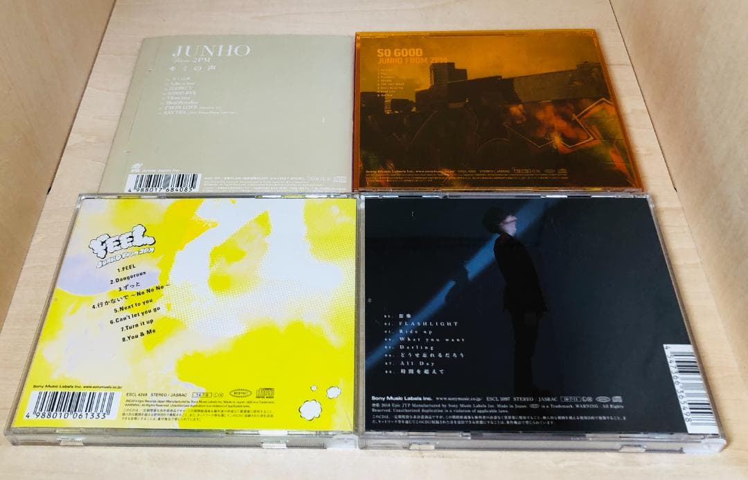 JUNHO ジュノ 初回限定盤 B 4枚セット