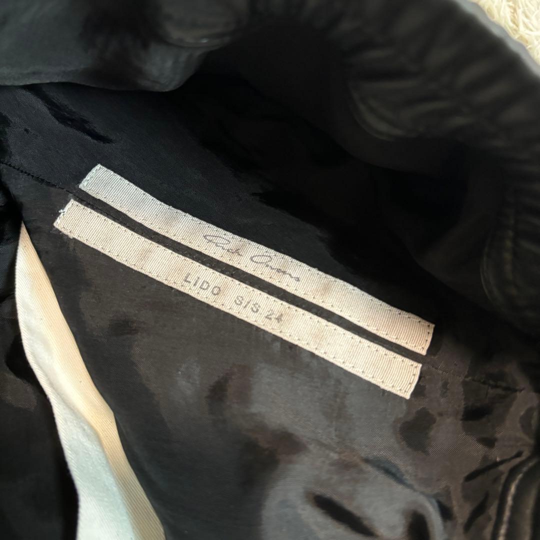 極美品✨Rick Owens ドローストリング　レザー　ショートパンツ 38