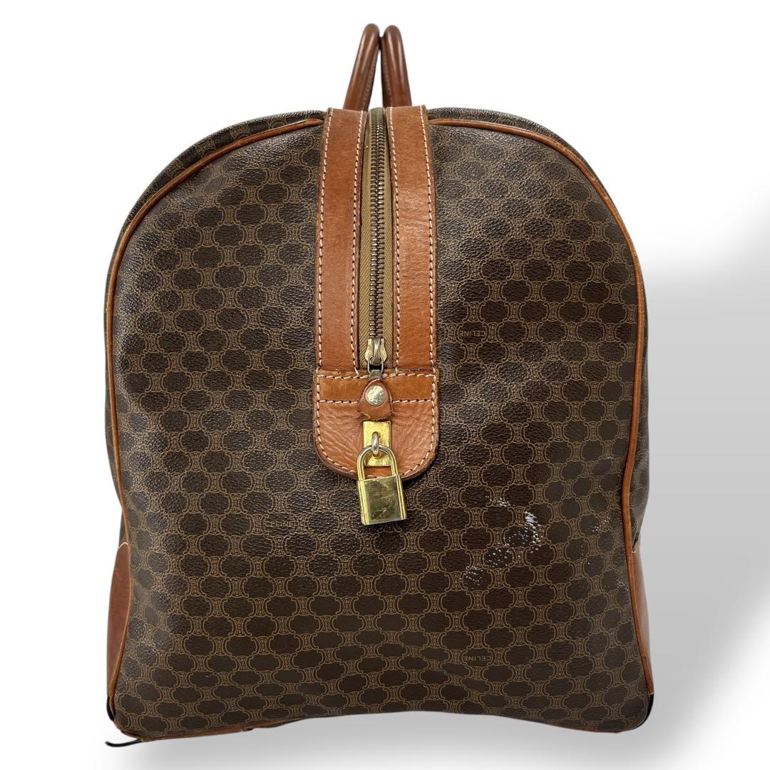 希少サイズ　オールド　セリーヌ　マカダム柄　ボストンバッグ　トリオンフ　y2k