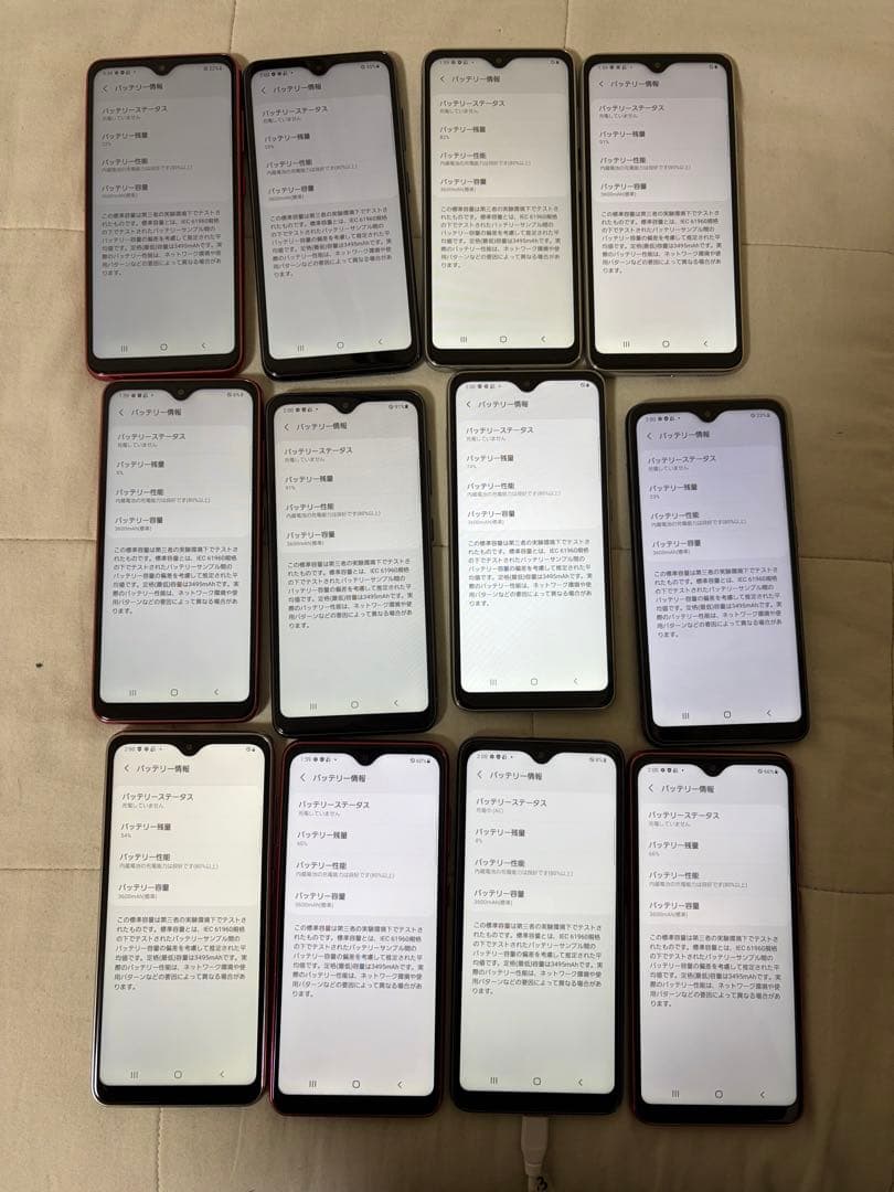 GALAXY A21 カラー3種類初期化済み12個docomo