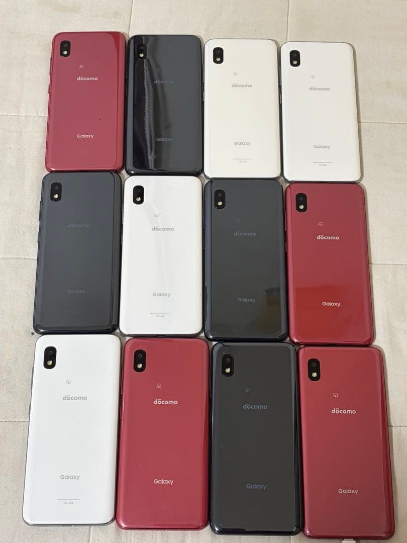 GALAXY A21 カラー3種類初期化済み12個docomo