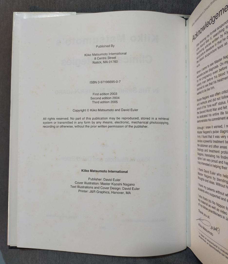 健康・医学 Kiiko Matsumoto's Clinical Strategies 1