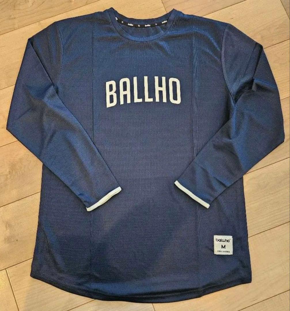 BALLHO ネイビー 長袖 Mサイズ バスケットボールウェア