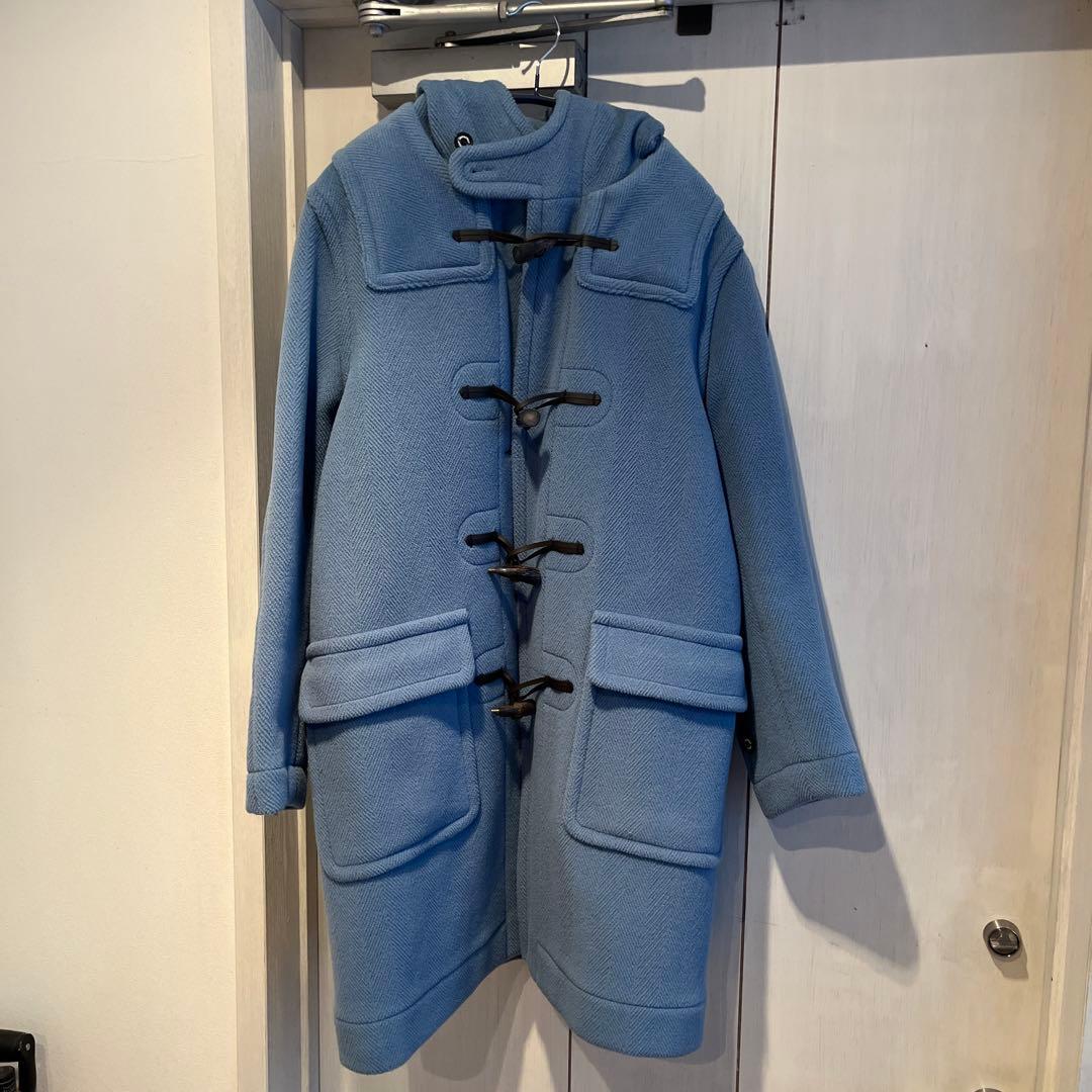 インバーティア　ダッフルコート 36 サックスブルー