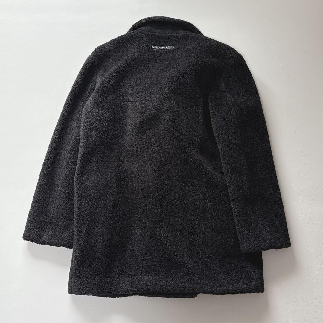 【美品】FENDI フェンディ　ボアコート トレンチ　ダブル　ロゴボタン