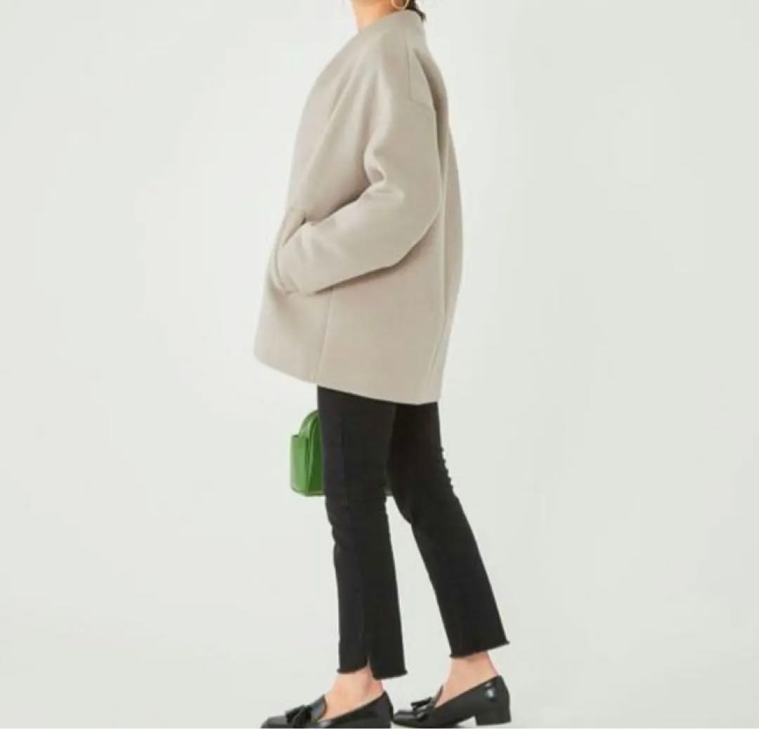 グリーンレーベル【矢野未希子さん着用】ヴィクトリアン ウール ハーフコート