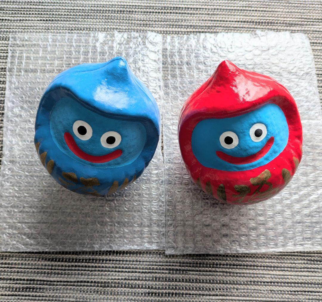 ドラゴンクエストジパング 35周年 だるまスライム 小サイズ（赤・青）