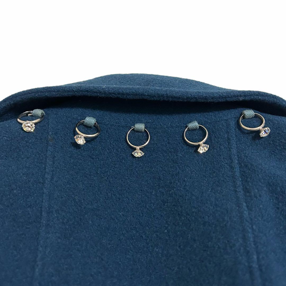 01AW UNDERCOVER D.A.V.F期 宝飾刺繍ウールコート