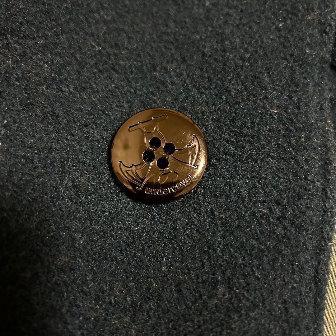 01AW UNDERCOVER D.A.V.F期 宝飾刺繍ウールコート