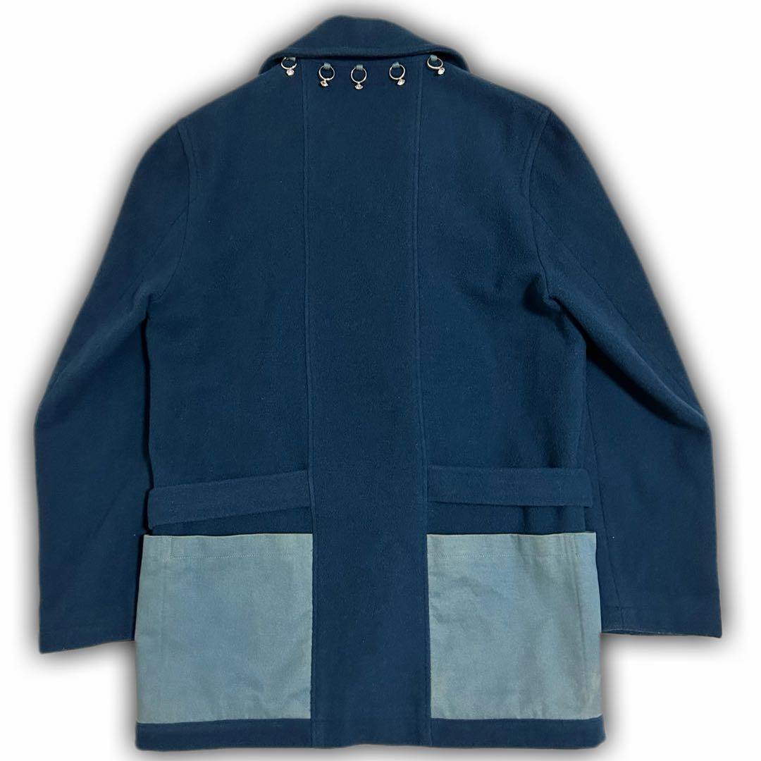 01AW UNDERCOVER D.A.V.F期 宝飾刺繍ウールコート