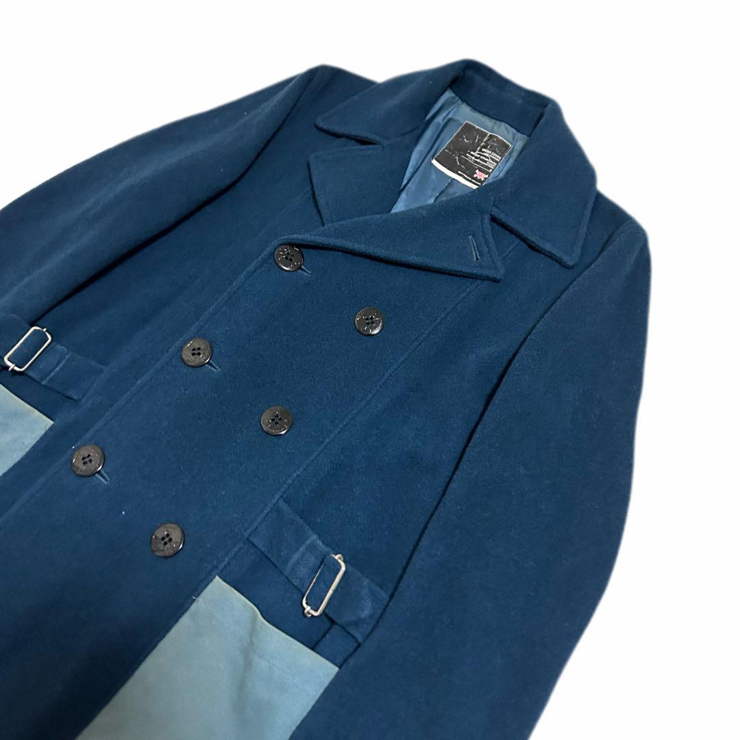 01AW UNDERCOVER D.A.V.F期 宝飾刺繍ウールコート